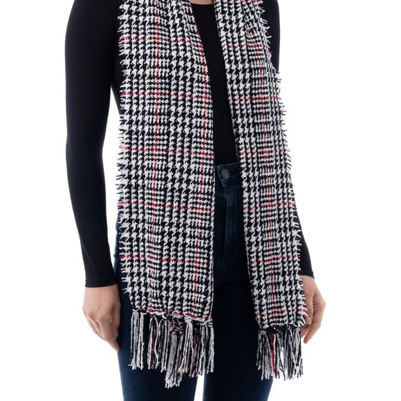 Style & Co Houndstooth Windowpane Scarf NWT - Picture 2 of 3